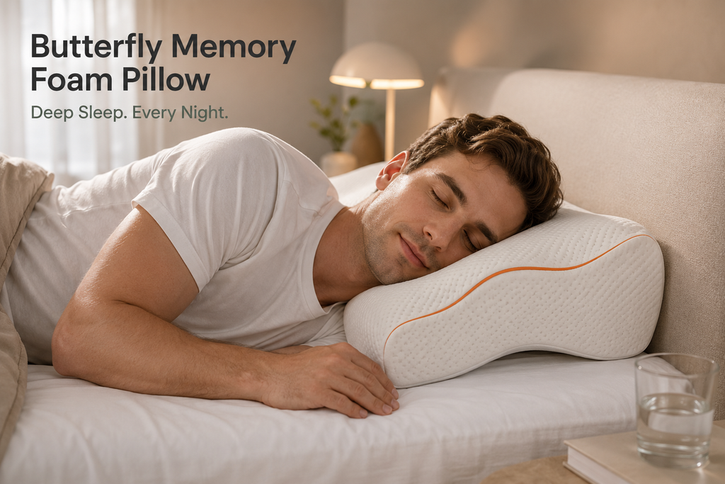 Butterfly Memory Foam Pillow