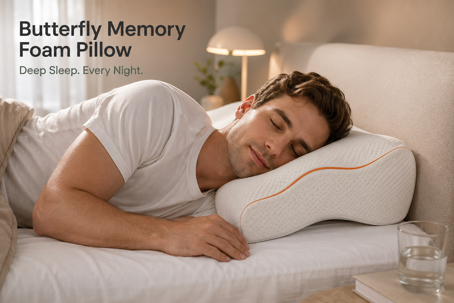 Butterfly Memory Foam Pillow