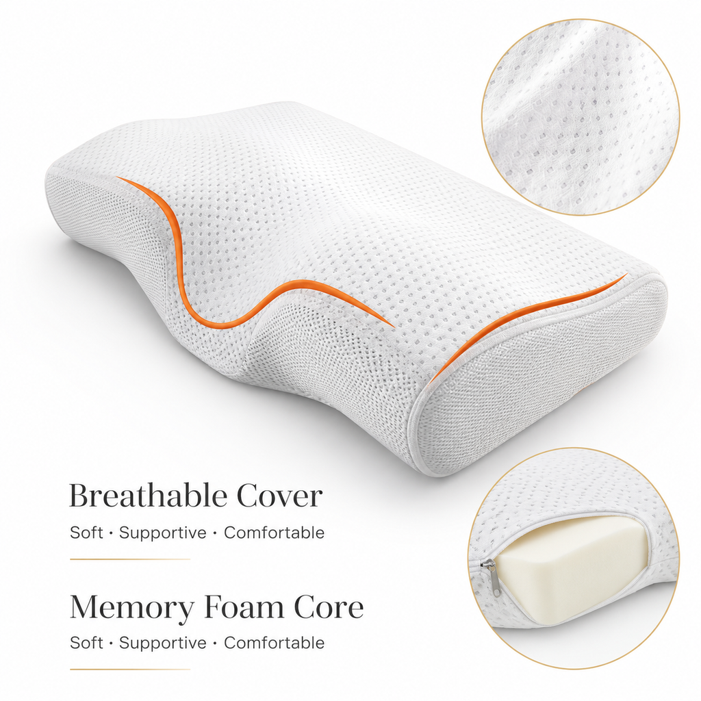 Butterfly Memory Foam Pillow