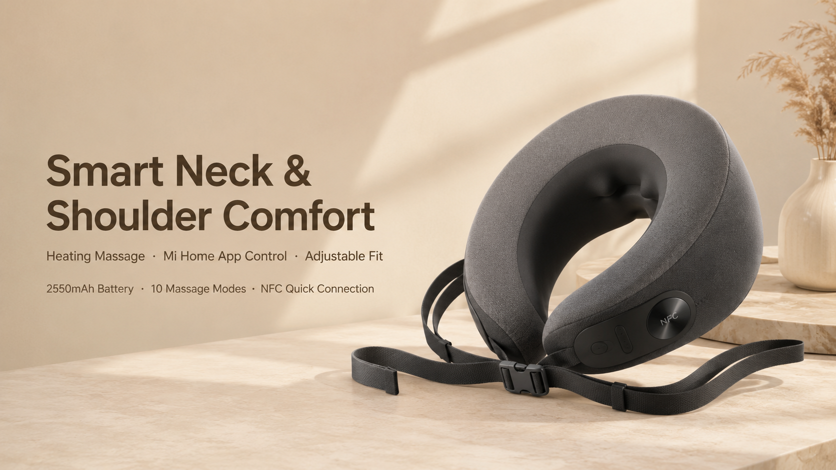 Smart Neck & Shoulder Massager — heated massage comfort