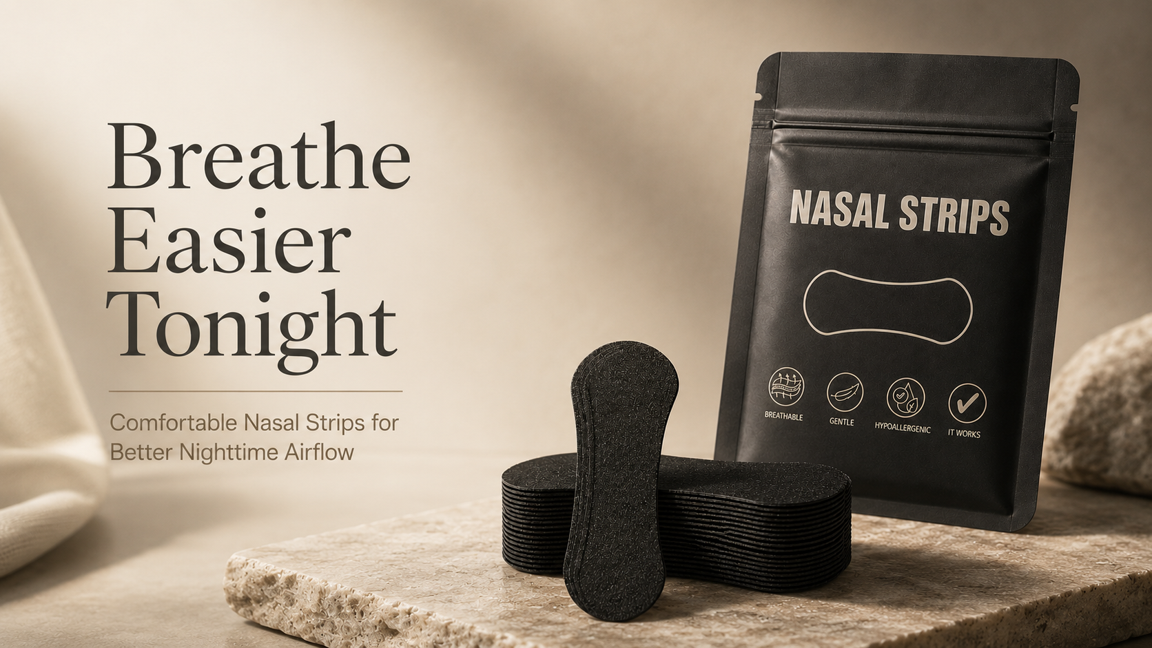 Breathing Nasal Strips — breathe easier tonight